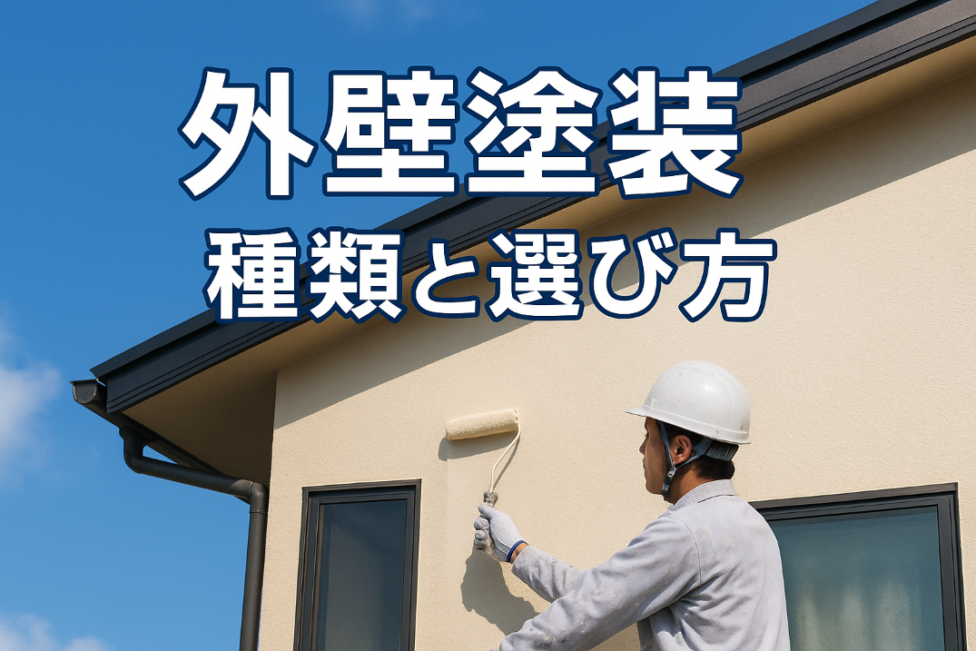 【外壁塗装】塗料の種類と耐久性を徹底解説！失敗しない選び方とは？